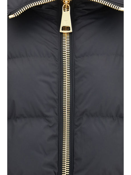 Balmain Padded high-neck Jacket - Noir