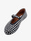 Alaia Leather ballet flats with rhinestones - Noir