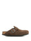 Birkenstock Boston Suede Sabot - Brown