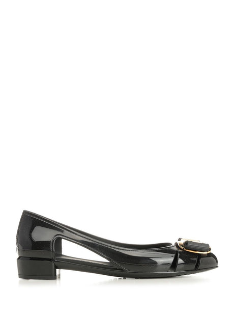 Ferragamo New Vara Ballerina - Black