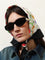 Gucci Silk hair band - White Black