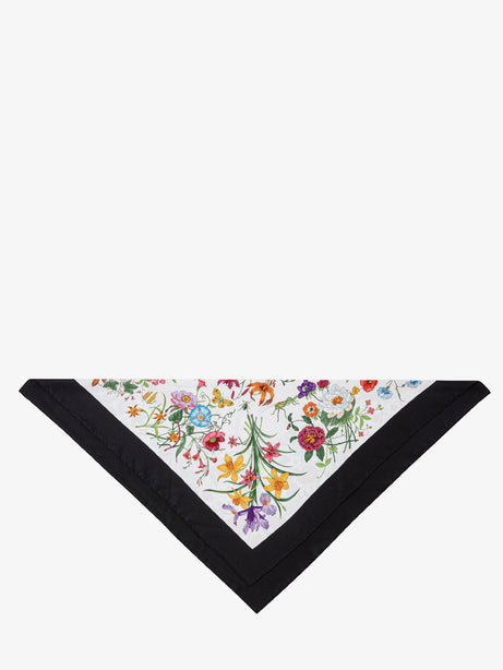 Gucci Silk hair band - White Black