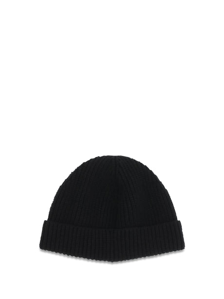 Valentino Garavani VLogo Beanie in cashmere - Black