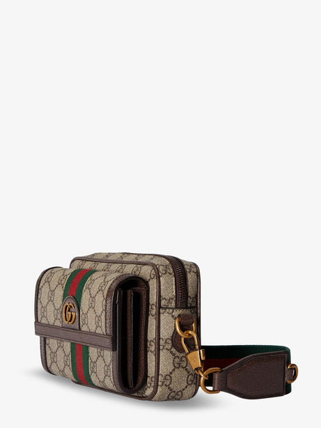 Gucci Ophidia GG fabric crossbody bag - Acero
