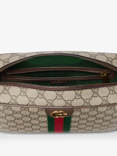 Gucci Ophidia GG Supreme Fabric shoulder bag - Beige Marrone