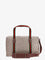 Gucci GG Supreme Fabric and leather travel bag with Web detail - Acero