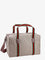 Gucci GG Supreme Fabric and leather travel bag with Web detail - Acero