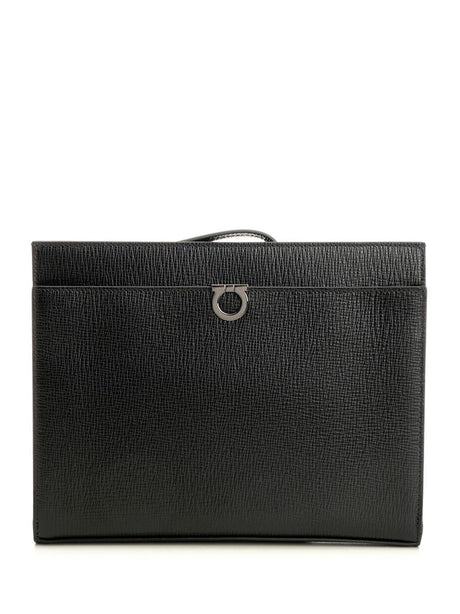Ferragamo Gancini Pouch - Black