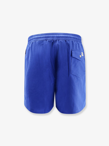 Polo Ralph Lauren Recycled nylon swim trunks with embroidered logo on the front - Rugby Royal