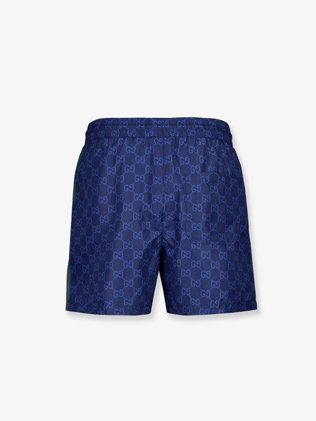 Gucci GG nylon swim trunks - Navy Mc