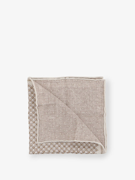 Brunello Cucinelli Silk pocket - Camel