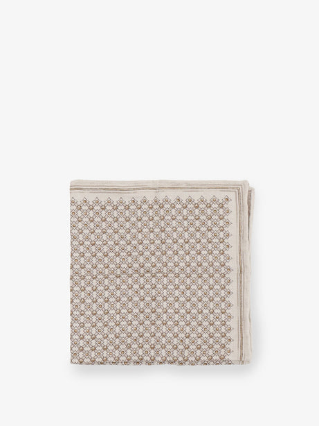 Brunello Cucinelli Silk pocket - Camel