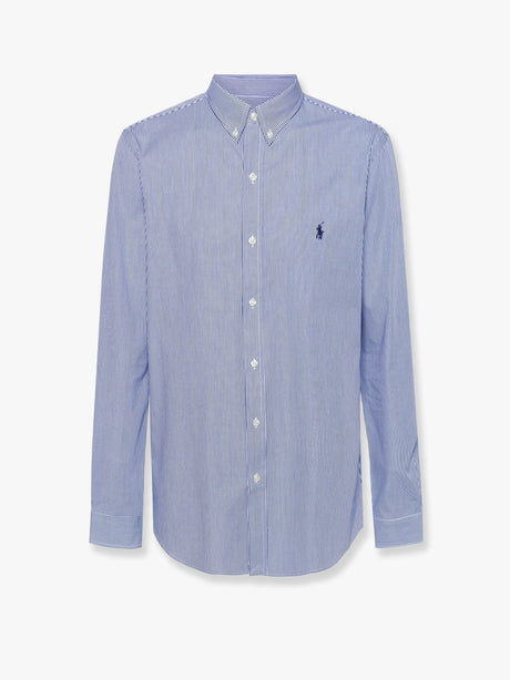 Polo Ralph Lauren Striped stretch cotton shirt - Blue White Hairline Strip