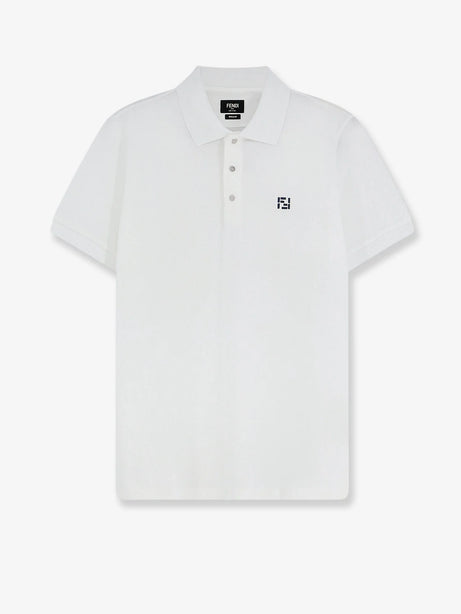 Fendi Cotton polo shirt - Bianco