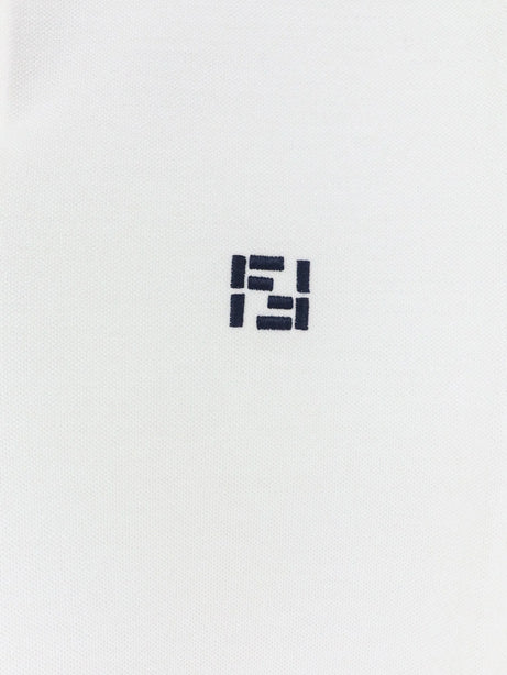Fendi Cotton polo shirt - Bianco