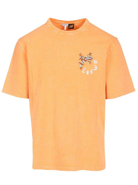 Loewe Paula'S Ibiza Loose Fit Cotton T-Shirt - Orange