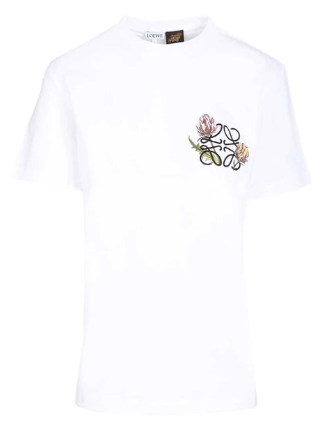 Loewe Paula'S Ibiza Regular Fit Cotton T-Shirt - White