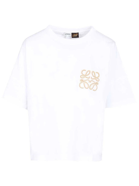 Loewe Paula'S Ibiza Boxy Fit Cotton T-Shirt - White
