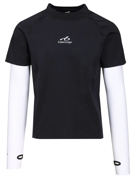 Balenciaga Techwear Long Sleeve T-Shirt - Blue