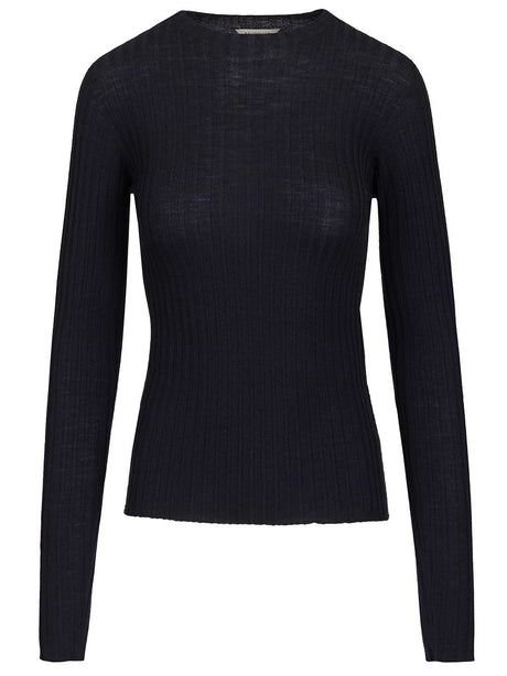 Balenciaga Ribbed Sweater - Blue