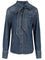 Self-Portrait Shirt With Bow - Blue