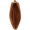 Coach Corner Zip Wristlet In Regenerative Cotton With Plaid Print - Burnished Amber CEF87