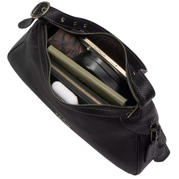 Coach Ella Small Shoulder Bag - Black CDV36