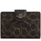 Coach Medium Corner Zip Wallet In Loved Signature Canvas - Brown CEC28