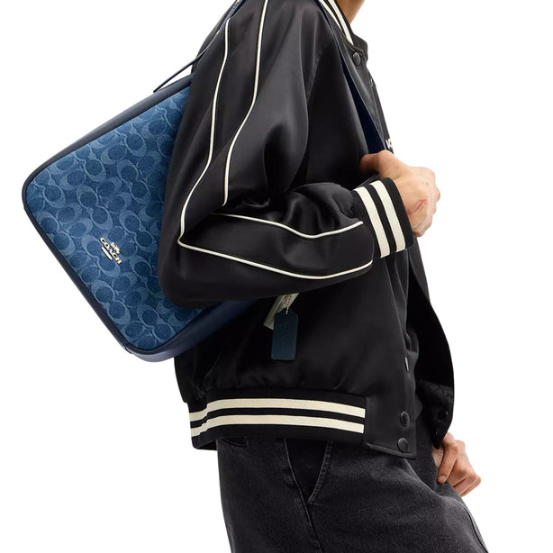 Coach Hadley Convertible Crossbody Bag In Signature Denim - Indigo CDB98