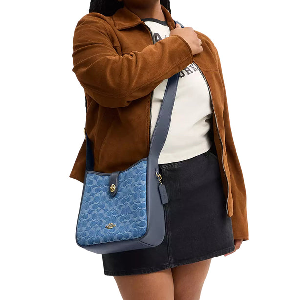 Coach Hadley Convertible Crossbody Bag In Signature Denim - Indigo CDB98