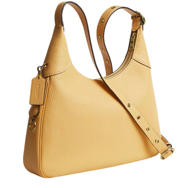 Coach Ella Shoulder Bag - Soft Yellow CCE47