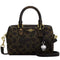 Coach Mini Rowan Crossbody Bag In Loved Signature Canvas With Charms - Brown CDY29
