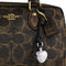 Coach Mini Rowan Crossbody Bag In Loved Signature Canvas With Charms - Brown CDY29