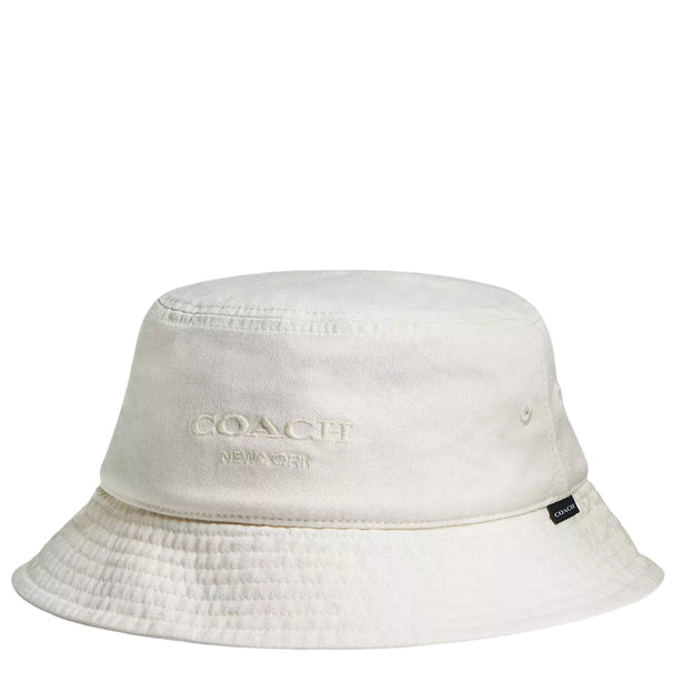Coach Denim Bucket Hat - Chalk CH403