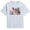 Coach Floppy Signature Relaxed T-Shirt - Blue Signature CCO77