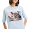 Coach Floppy Signature Relaxed T-Shirt - Blue Signature CCO77