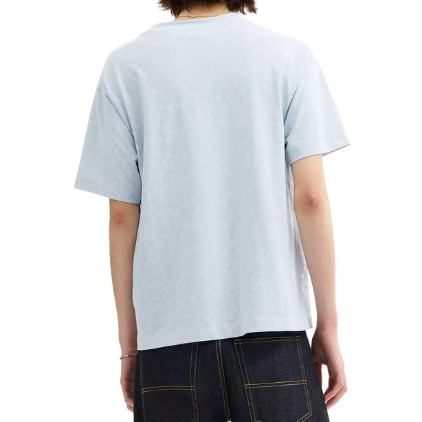 Coach Floppy Signature Relaxed T-Shirt - Blue Signature CCO77