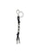 Prada Speedrock Keychain - Black