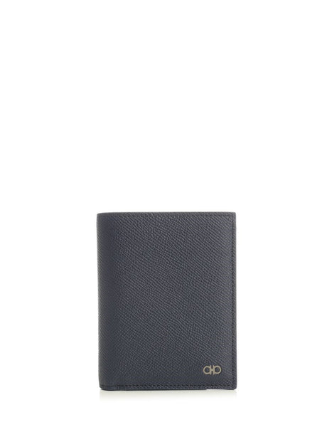 Ferragamo Gancini Mini Wallet - Blue
