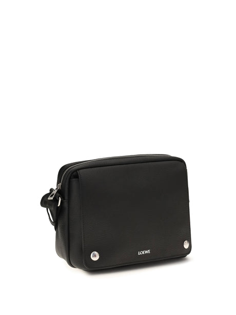 Loewe Pebble Messenger medium Bag - Black