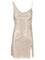 Self-Portrait Draped Mini Dress - Beige