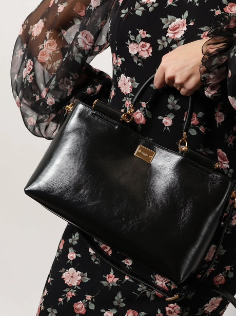 Dolce & Gabbana Vittoria leather crossbody bag - Nero