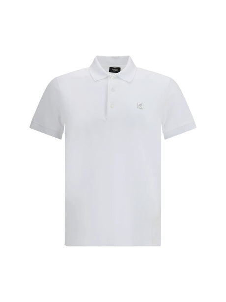 Fendi Cotton Polo - White