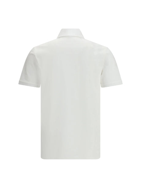 Givenchy Cotton Polo with logo - White