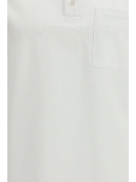 Givenchy Cotton Polo with logo - White