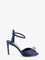 Jimmy Choo Sacora satin sandals with crystal detail - Marinecrystal