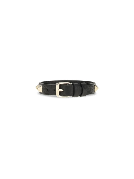 Valentino Garavani Rockstud Bracelet - Black