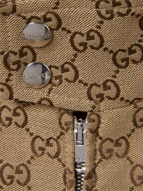 Gucci GG Fabric jacket - Camel Ebony