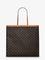 Celine Triomphe fabric Shopper bag - Miel