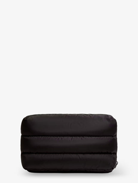 Moncler Nylon Caradoc beauty case with metal logo - Nero